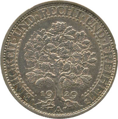 5 марок 1929 года